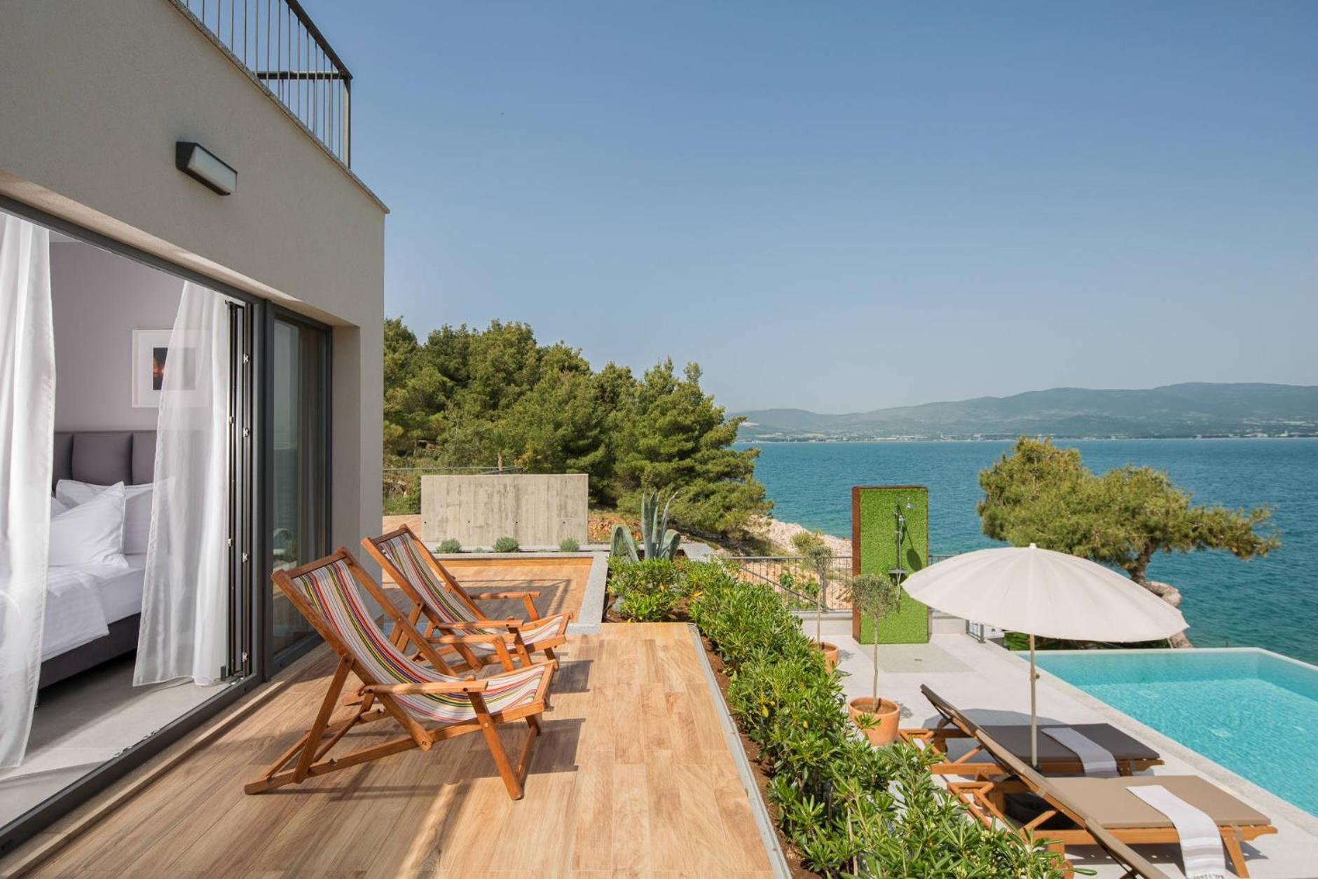 Apartmán Olive Hill House - Ground Floor Slatine Exteriér fotografie